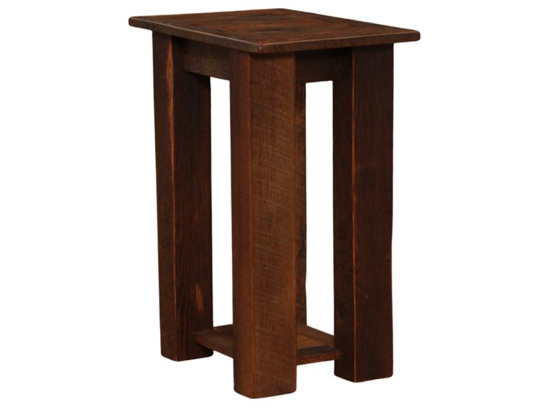 Barnwood Mini Open Nightstand 1