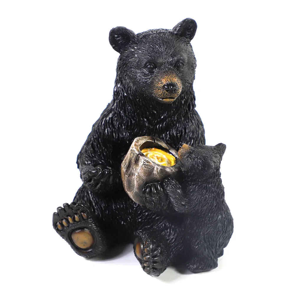 5" BEAR WITH HONEY POT