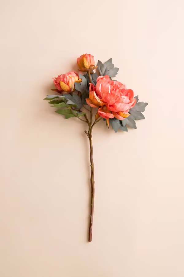 Artificial Peony Spray