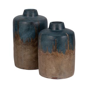 REESELAKE BLUE VASE 14 (IN) 8