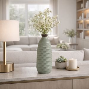 HOLLIS GREEN VASE 16 (IN) 2