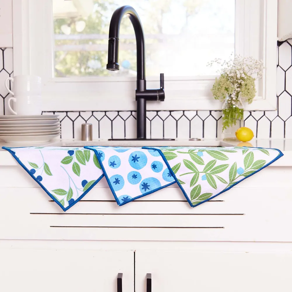 Blueberry Medley Eco Dish Cloth (Set of 3)