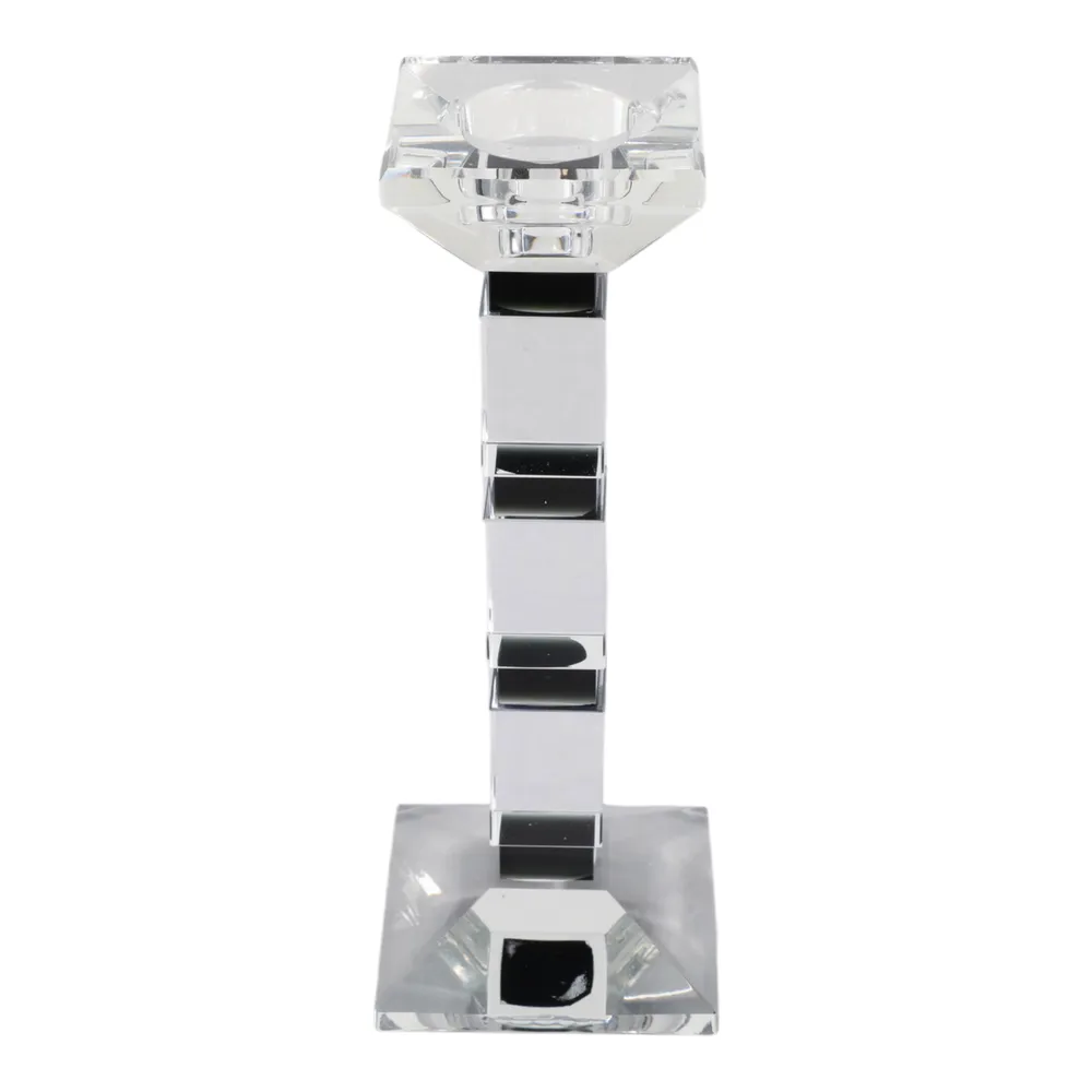 DALEYBROOK CLEAR CANDLE HOLDER 10 (IN)