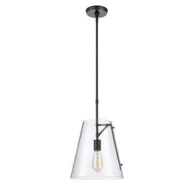 Trustle 11″ Wide 1-Light Mini Pendant - Matte Black