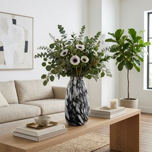 GAIGEMILL BLACK GLASS VASE 16 (IN) 2