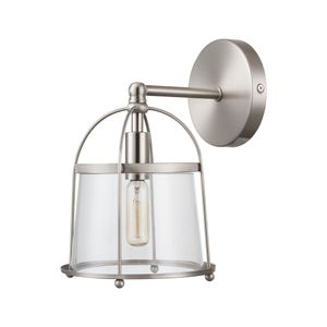 Merrick 10'' High 1-Light Sconce - Satin Nickel 2