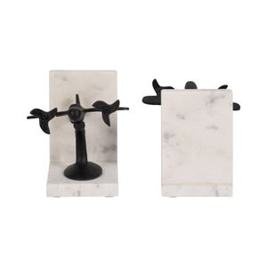 HOLDENFIELD SET OF 2 BLACK BOOKENDS 7 (IN) 6