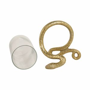 HARPERRIDGE GOLD CANDLE HOLDER 6 (IN) 7
