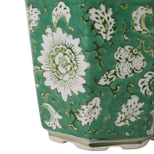 AIDENRIDGE SET OF 2 GREEN PLANTER 8 (IN) 5