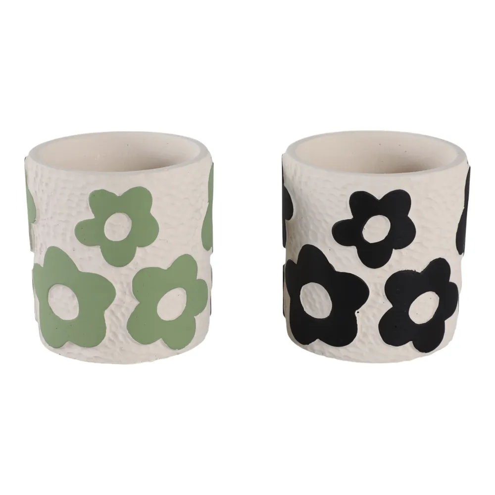 NILEHOLM SET OF 2 WHITE PENCIL CUP 4 (IN)
