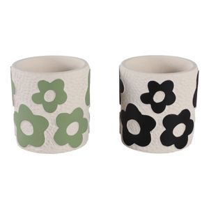 NILEHOLM SET OF 2 WHITE PENCIL CUP 4 (IN) 5