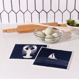 Seaside blu Eco Sponge Cloths (Set of 2) 3