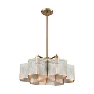 Compartir 20'' Wide 7-Light Chandelier - Polished Nickel 1