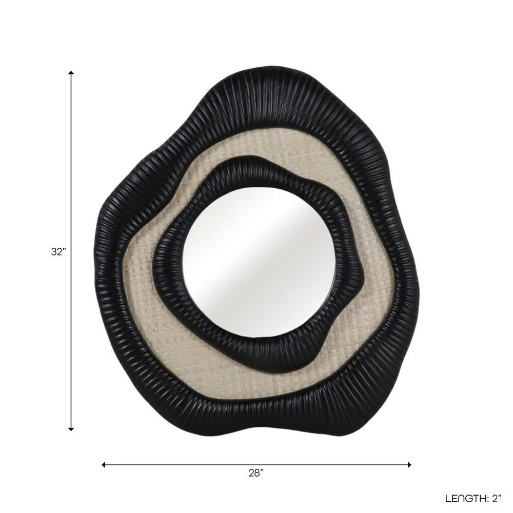 ROSETON IVORY MIRROR 32 (IN)