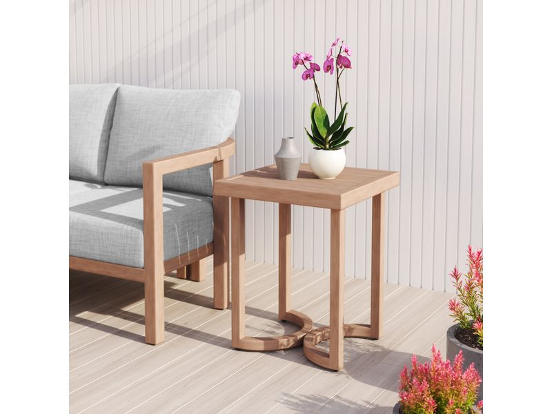Leto Side Table Brown 2