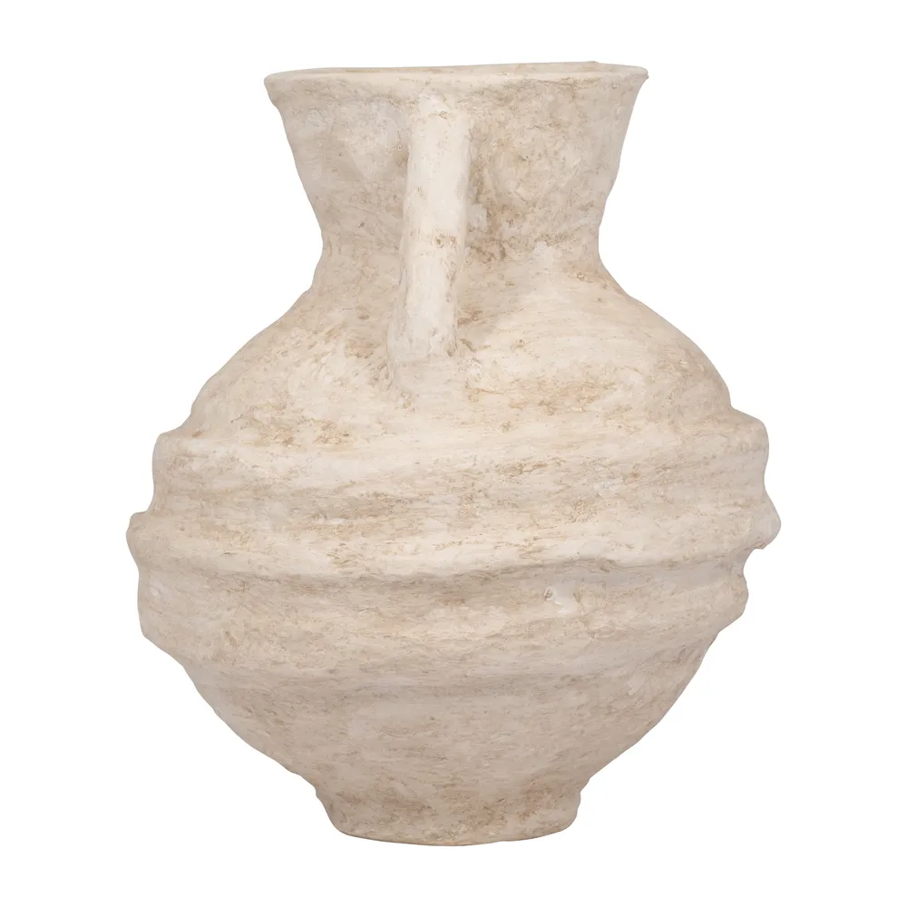 FERRIS WHITE VASE 15 (IN)