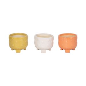 AIDENSHAW SET OF 3 BIG DOT CANDLE 5 (IN) 3