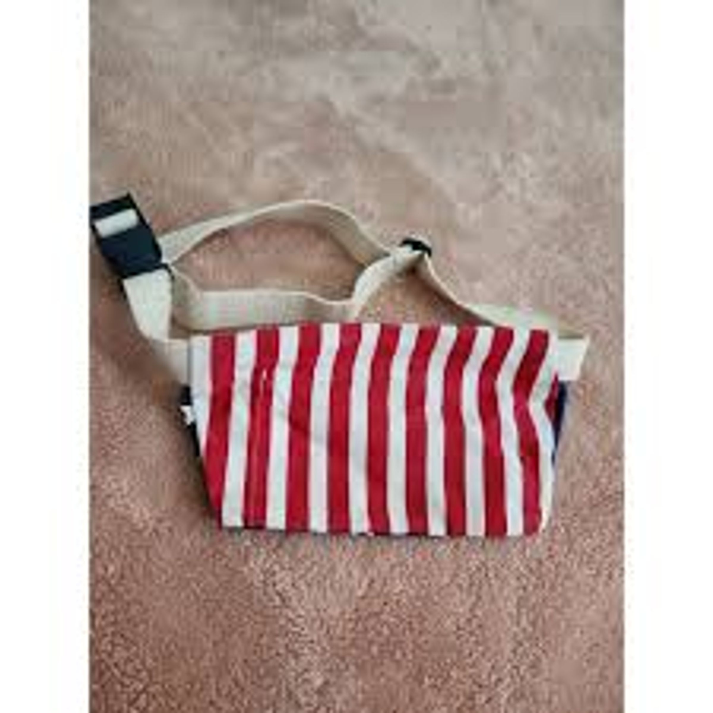 CANVAS HIP BAG - USA FLAG
