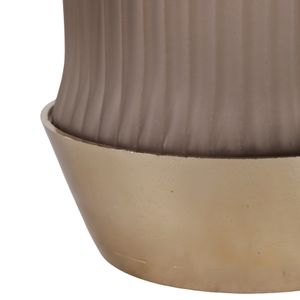 FORDFORD GRAY GLASS VASE 20 (IN) 7