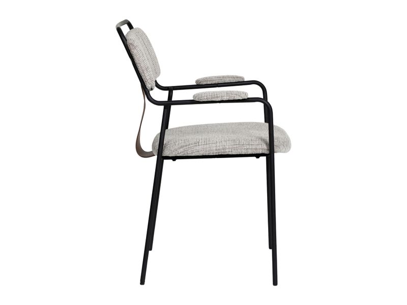 Couva Dining Chair Gray Tweed 3