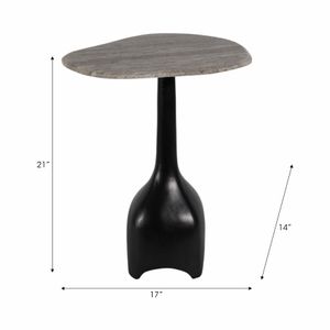 KNOXPARK BLACK TABLE 21 (IN) 8