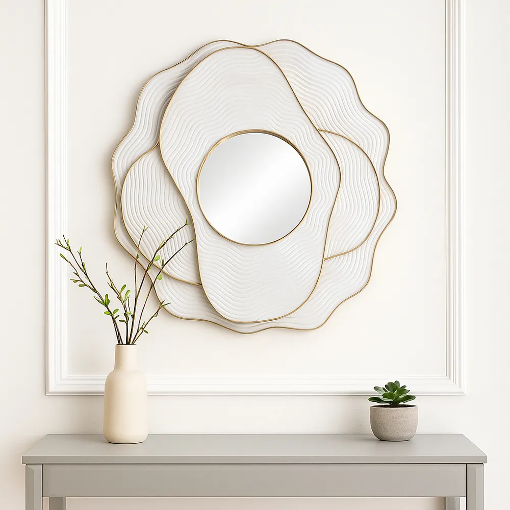 REEDWELL IVORY MIRROR 39 (IN)