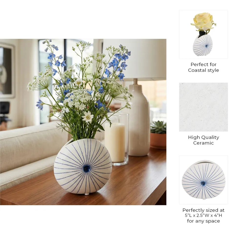 LOCHFORD WHITE VASE 4 (IN)