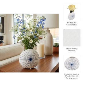LOCHFORD WHITE VASE 4 (IN) 11