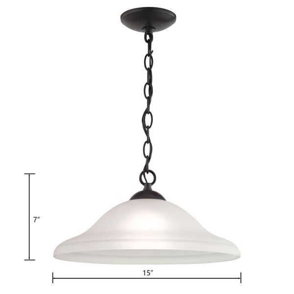 Conway 15'' Wide 1-Light Pendant - Oil Rubbed Bronze