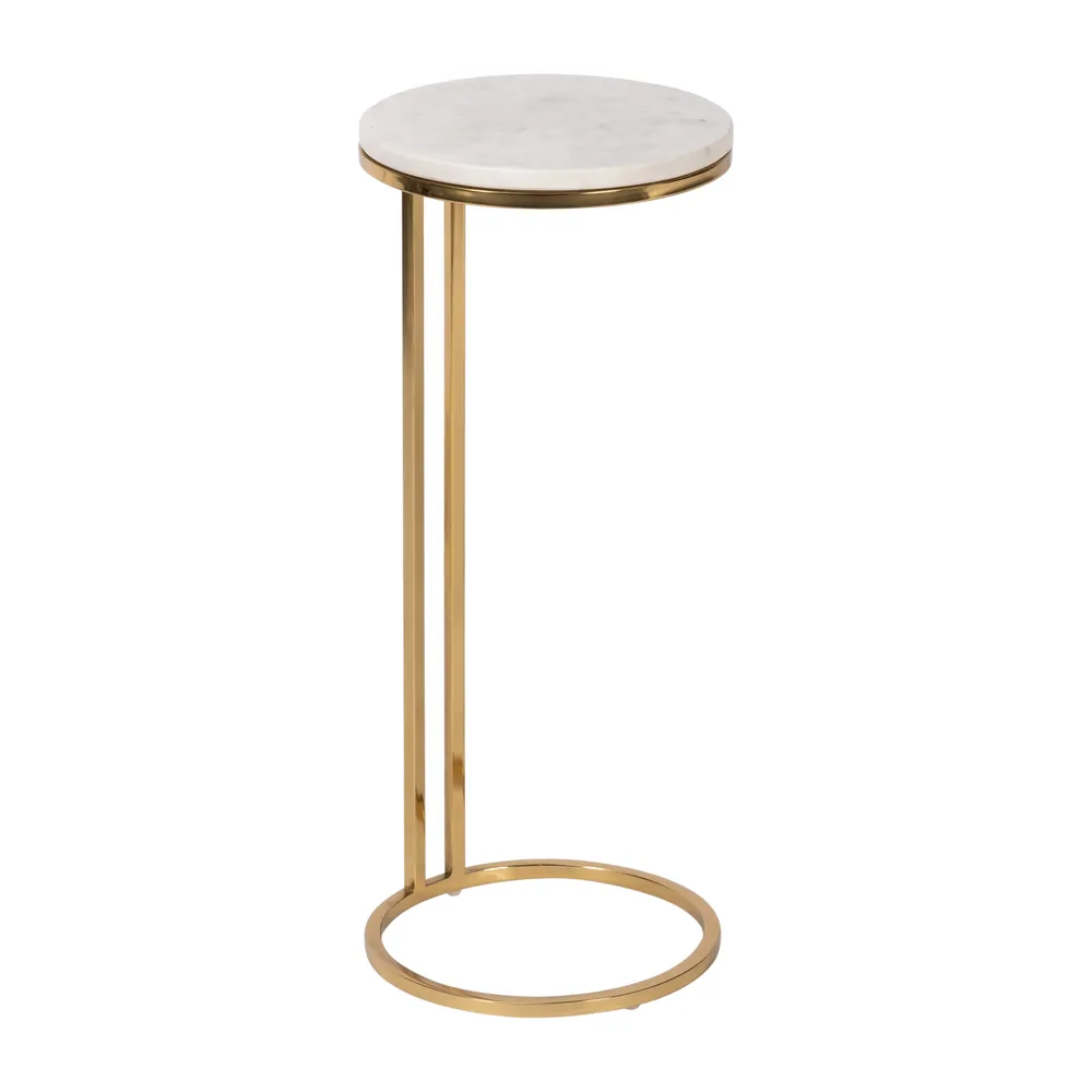 GRANLEYMOOR WHITE ACCENT TABLE 25 (IN)