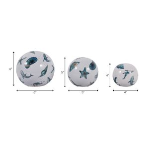 GILBERTDALE SET OF 3 BLUE ORBS 6 (IN) 10