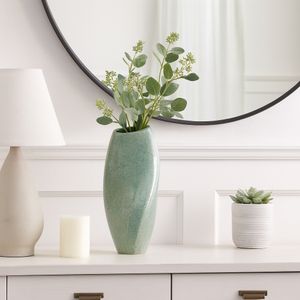 HAMMONDWORTH GREEN VASE 18 (IN) 12
