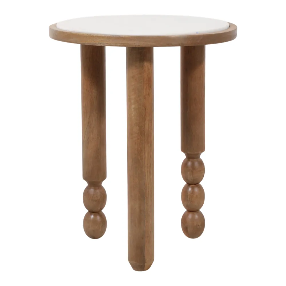 BELLWORTH WHITE TABLE 23 (IN)