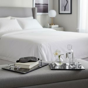 LARKLAND SET OF 2 BLACK TRAY 2 (IN) 11