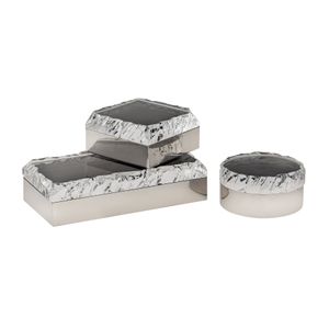 Cogar Box - Square Polished Nickel 3