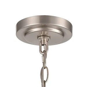 Casual Mission 29'' Wide 9-Light Chandelier - Brushed Nickel 3