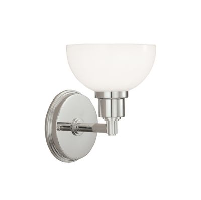 Whitman 8.5″ High 1-Light Sconce - Polished Nickel