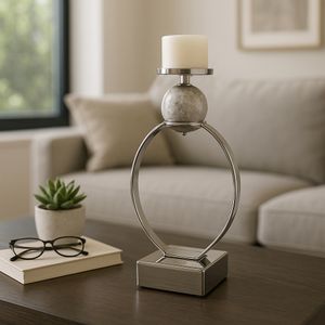 GRAYDONDALE SILVER CANDLE HOLDER 21 (IN) 13