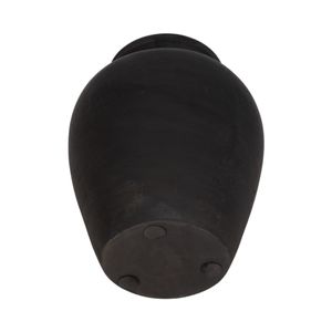 HAWLEYWORTH BLACK VASE 11 (IN) 7