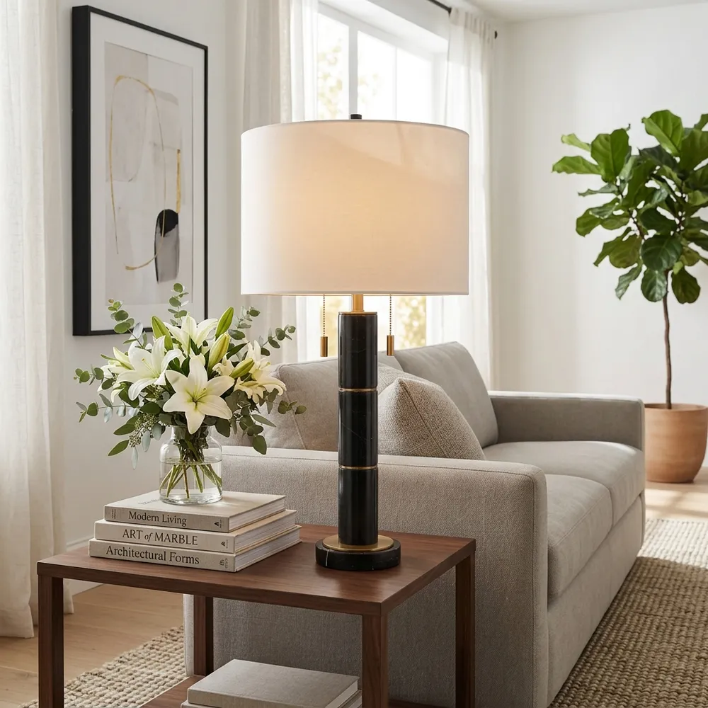 GRANLEYPORT BLACK LAMP 27 (IN)