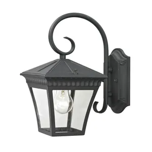 Ridgewood 12'' High 1-Light Outdoor Sconce - Matte Textured Black 1