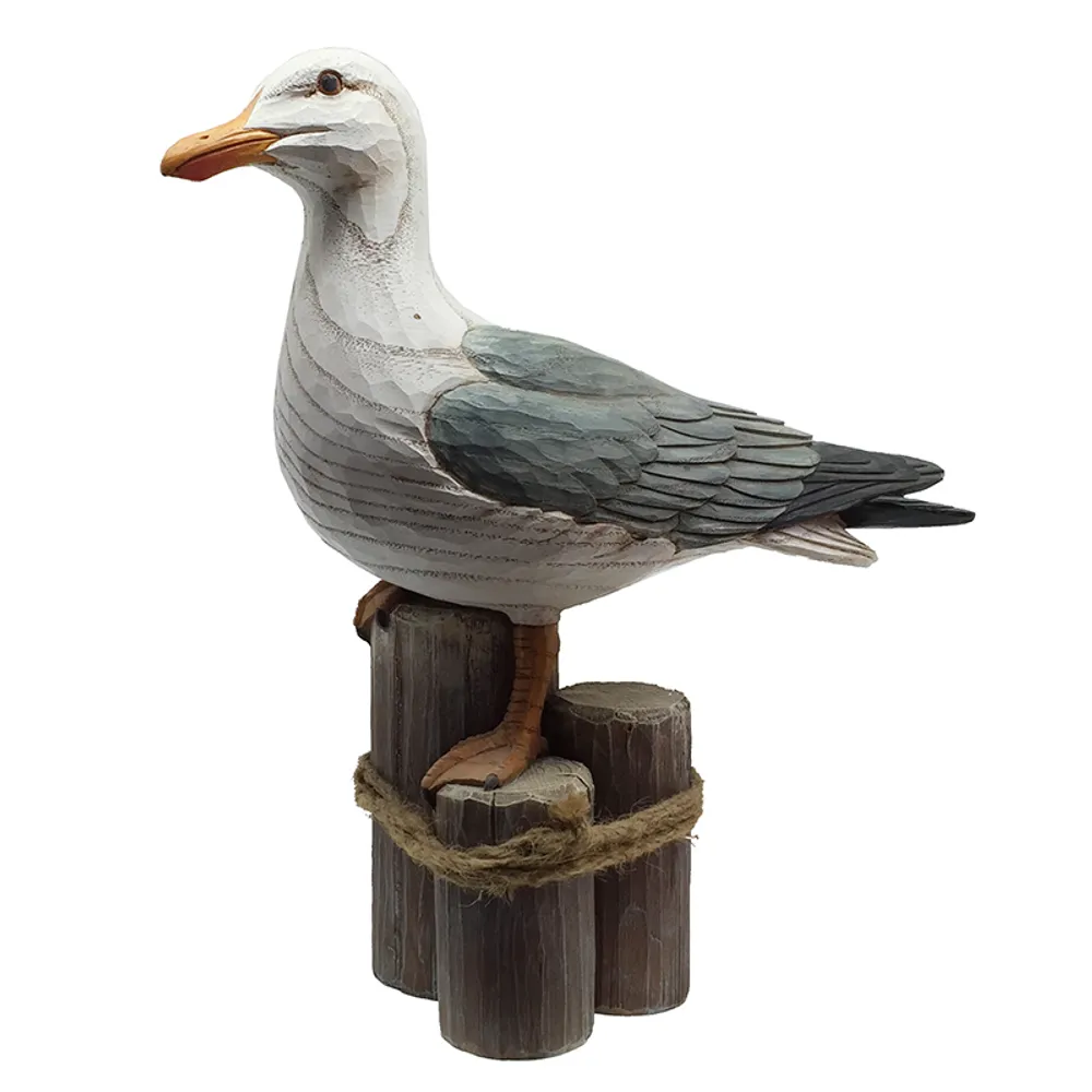 11-1/2" SEAGULL ON PILING