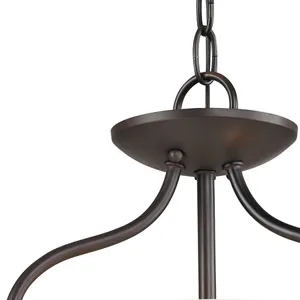 Conway 15'' Wide 2-Light Semi Flush Mount - Oil Rubbed Bronze 3