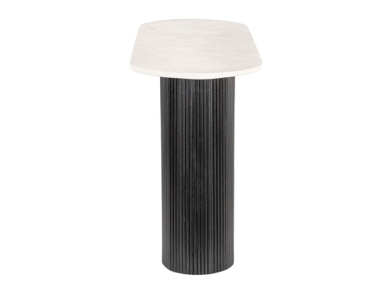 Izola Console Table White & Black 3
