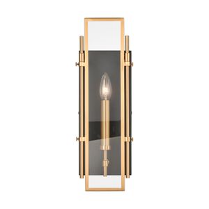 Mechanist 17'' High 1-Light Sconce - Matte Black 1