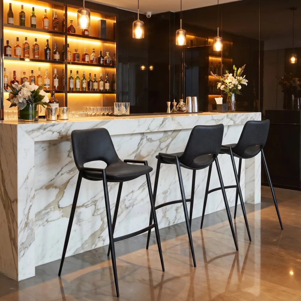 Desi Barstool Black