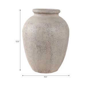 DUNCANRUN WHITE VASE 12 (IN) 9