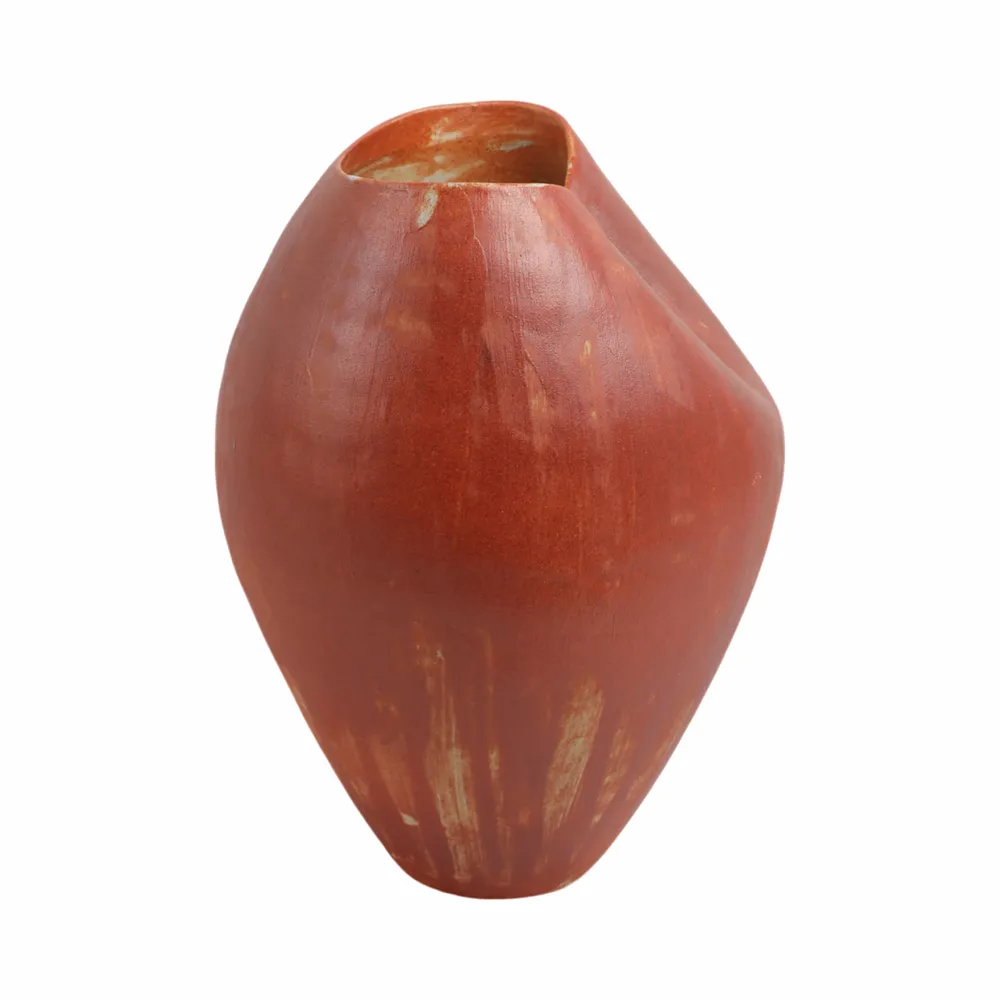 ROLANDSHAW RED VASE 14 (IN)