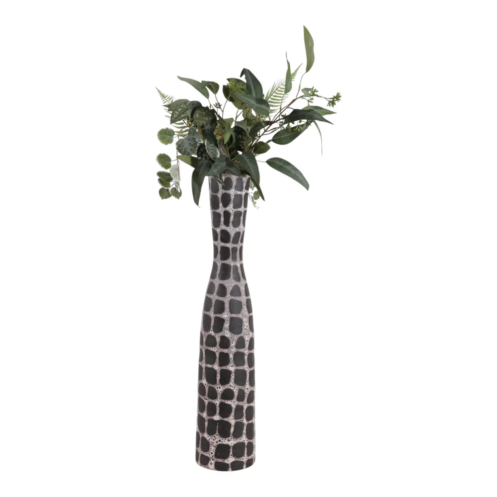 GAINES BLACK VASE 25 (IN)