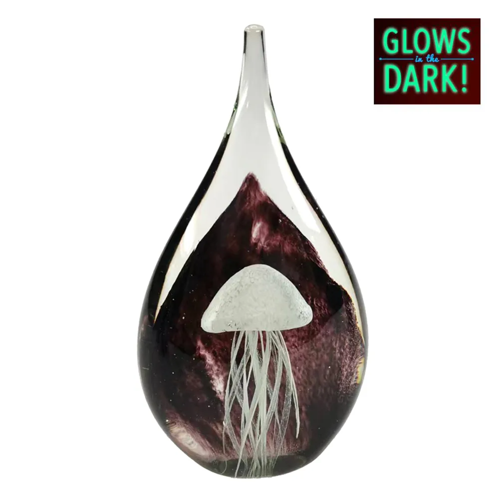 6-3/4" 830G PURPLE/WHITE JELLYFISH DROP